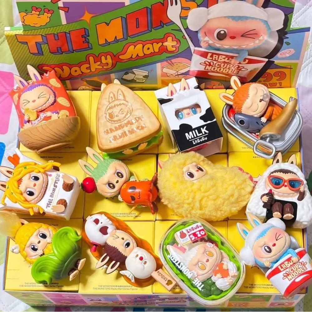 🍙 Onigiri Labubu Wacky Mart The Monsters Figurine 🍙 - Picture 6 of 7